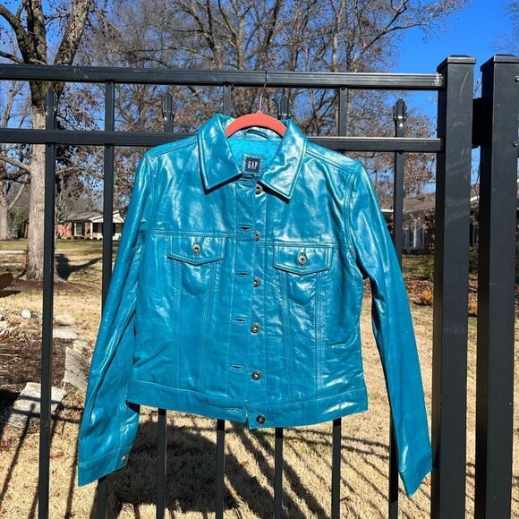GAP Leather Jacket NWT - Picture 9 of 10